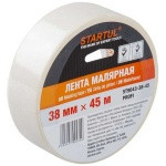 Лента малярная 38ммх45м STARTUL PROFI (ST9043-38-45), белая (ST9043-38-45)