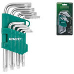 Набор ключей Torx T10-T50 9шт коротких ВОЛАТ (11025-09)