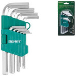 Набор ключей шестигр. 1,5-10мм 9шт коротк. ВОЛАТ (11015-09)