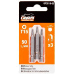 Насадка TORX T15 50мм 3шт GEPARD (GP3518-50) (бита звездочка шестилучевая звезда сталь S2 магнитная) (GP3518-50)
