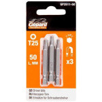 Насадка TORX T25 50мм 3шт GEPARD (GP3511-50) (бита звездочка шестилучевая звезда сталь S2 магнитная) (GP3511-50)