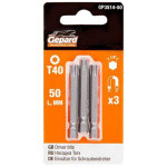 Насадка TORX T40 50мм 3шт GEPARD (GP3514-50) (бита звездочка шестилучевая звезда сталь S2 магнитная) (GP3514-50)