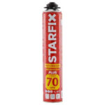 Пена монтажная профессиональная всесезонная STARFIX Foam Pro Plus 70 (890мл) (Выход пены до 70 литров) (SM-65524-1)