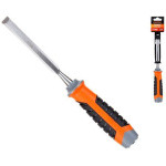 Стамеска плоская 12мм STARTUL PROFI (ST4075-12) (обрезиненная рукоятка, металлический затыльник) (ST4075-12)