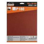 Шлифлист 230х280мм Р180 бум.осн. 5шт. GEPARD (GP5011-180) (бумага наждачная абразивная, лист шлифовальный абразивный, шлифшкурка) (GP5011-180)