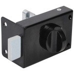 Замок накладной ЗН1 (черный) (ЗЕНИТ) (00-00002936)