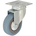 Опора колёсная резиновая d-50мм на площадке, серая STARFIX (SMF2-1052601)