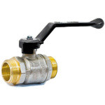 Кран шаровый 1/2" нар.-нар. ручка PN40, LD