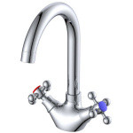 Смеситель для кухни вентильный (тип I), серия 500 ECONOCE (J-излив, длина 155 мм, высота 184 мм, поворотный)